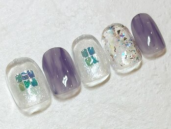 ネイルアンドアイ リリー 住道店(Lily)/ショートデザイン ¥6050~