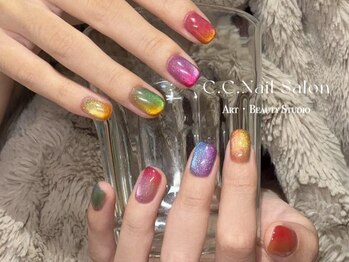 シーシーネイルサロン 池袋(C.C.Nail salon)/マグネットキャンディーネイル