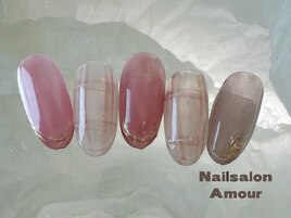 キラキラ秋のネイルコース¥7980