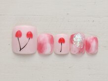 ネイルミックス イオンモール水戸内原店(Nail Mix)/さくらんぼネイル　5990円