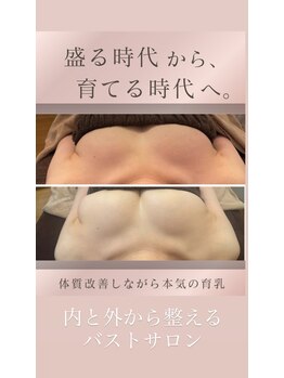 サロン ド メグリィ(Salon de meguli)の写真/バスト業界でも話題★切らない・刺さない・ダウンタイムなしのバストケア◎自信の持てるバストへ導きます♪