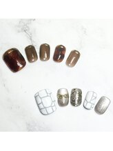 タネモト(Tanemoto)/9月定額フットネイル￥10400