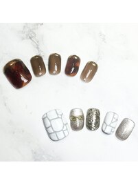 9月定額フットネイル¥10400