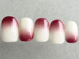 ボルドーグラデーション¥4000