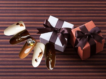 アップネイル/バレンタインネイル