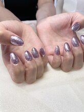 アイリッシュネイル 久屋大通店(Irish Nail)/パープルラメ