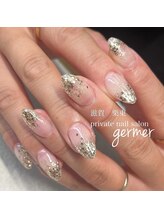 ジェルメ(germer)/ゴールドのラメグラデーション！