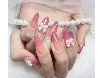 ビーユー 大宮(B U)/ピンクのカラーグラデーション