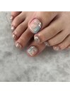 【foot nail】フット/夏ネイル