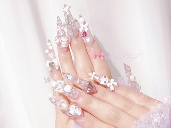 ワンホンネイル 新宿(Rumi Nail)/チップ/長さだし/付け放題/新宿