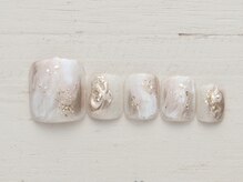 ネイルミックス イオンモール水戸内原店(Nail Mix)/ニュアンス×もやもや　5990円