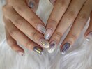 ニュアンス梅雨ネイル