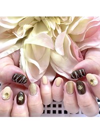 西村/チョコアートネイル♪