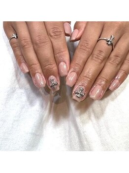 イル(ile)/クロムハーツ風ネイル