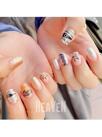 ハロウィンネイル