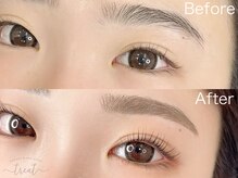 トリート 芦屋店(treat)/まつげパーマ＋【眉毛】ワックス