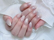エンジェルガーデンネイル 池袋店(Angelgarden nail)/ベージュxホワイト