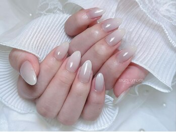 エンジェルガーデンネイル 池袋店(Angelgarden nail)/ベージュxホワイト