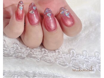 ミキネイル(Miki nail*)の写真/【アート2本¥5480】王道のピンクや手を美しく魅せるスキンカラー、ラメなど300色以上のカラーをご用意◎