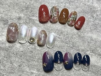 マンシェリー(Monshelly)の写真/【トレンドデザイン定額コース¥5700】カラー変更OK♪季節感やトレンドを取り入れたデザインを豊富にご用意!