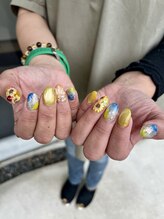 サラソージュ アチワ ネイル(SARA SO-JU ACHIWA NAIL)/持ち込みデザインFULL