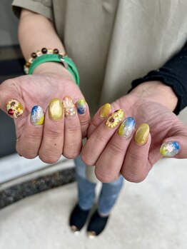 サラソージュ アチワ ネイル(SARA SO-JU ACHIWA NAIL)/持ち込みデザインFULL