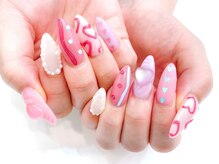ネイルコレクション ピンク(Nail Collection Pink)/長さだしジェル☆ぷっくりハート