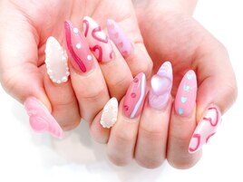 長さだしジェル☆ぷっくりハート