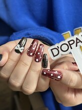 ドパルネイル 上野(DOPALE.Nail)/チップ長さ出し持ち込みデザイン