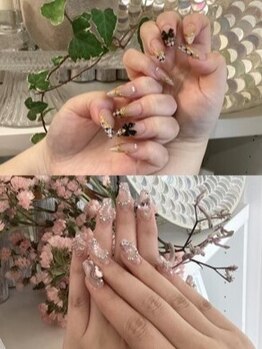 ミッシュネイル(mish nail)の写真/【長さ出しもご用意!】色も形も自由自在♪デザインやり放題プランも◎なりたいワガママを詰め込み美爪に！