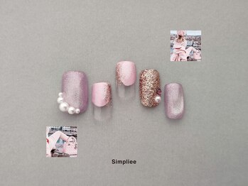 シンプリー ネイルアンドアイラッシュ 祖師谷大蔵店(Simpliee Nail&Eyelash)/【2月】マンスリーデザイン