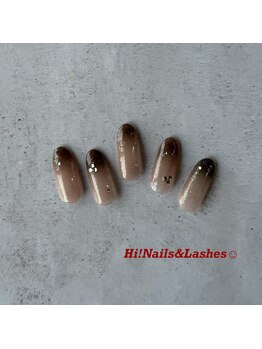 ハイネイルアンドラッシーズ(Hi! Nails&Lashes)/定額ワンホン/海外風