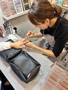 大人気大人お上品オフィスネイル