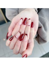 トータルサロン 白べぇーっ プラス/ボルドーネイル♪