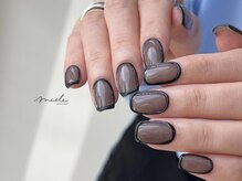 ミエレ(miele)/シアーブラック囲みぷっくり