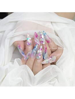 アン ジョーヌドラゴ/【ロングネイル】夏デザイン