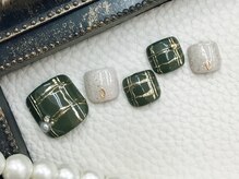 アンティム(Intime)/FOOTミラーチェックネイル