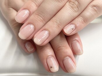 フォルサ(Forca)/ワンカラーミラーハートネイル