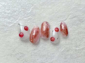 ティンバーネイルアンドアイラッシュ(Timber)/さくらんぼネイル