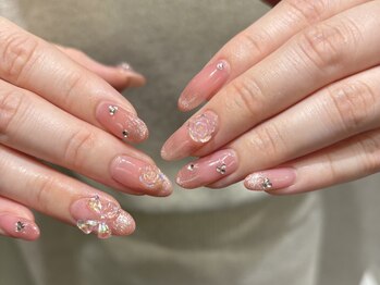 マグネットグラデ×韓国パーツ