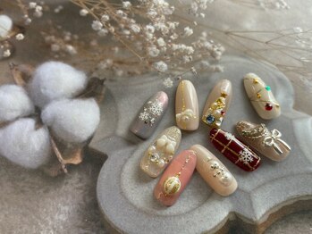 ネイルアンドアイラッシュスタジオ シュシュ(chouchou)/クリスマスデザイン続々製作中
