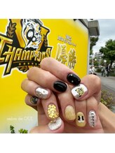 サロンドウイ(salon de OUI)/阪神優勝ネイル