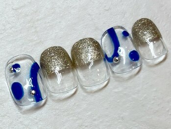 ネイルアンドアイ リリー 住道店(Lily)/ショートデザイン ¥6050~