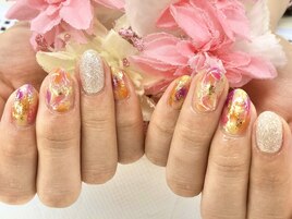立和名/華やか☆カラフルnail