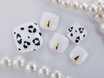ティアリーネイル コレットマーレ店(Tiary Nail)/ホワイトレオパード