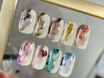 リエル(Riel)/お洒落な仕上がり♪インクネイル