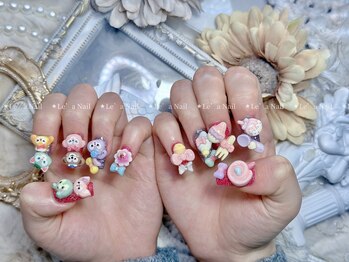 レアネイル 渋谷店(Le’a nail)/キャラクターつけ放題