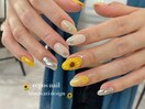 真夏のひまわりネイル¥8,800