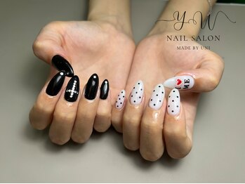 ユーネイル(YW nail)/フルアート＋パーツ