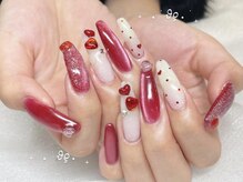 アングゥ ウル(ungu ul)/マグネット/ハート/赤